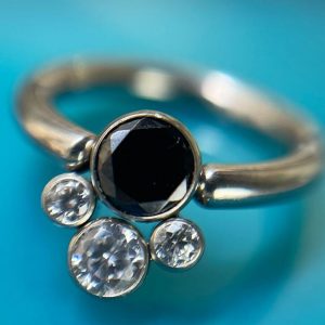 Argolla captive 4 cristales