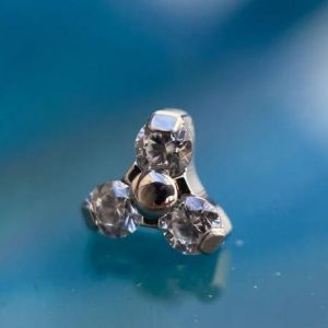 Top trio cristal engarzado