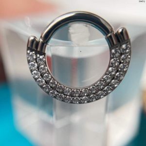 Argolla cristal doble luna