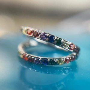 Clicker doble línea cristal