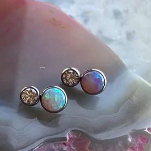 Cluster cristal ópalo