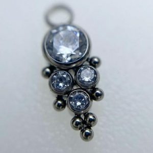 Colgante trío cristal trío esfera 099225456360