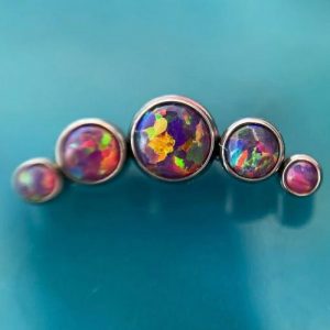 cluster cinco ópalo lila