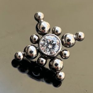 Cuadro balines centro cristal