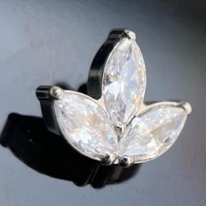 hoja maple cristal engarzado