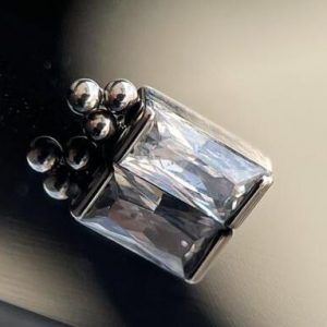 rectángulo cristal trio cristal