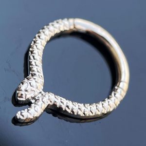 argolla serpiente bisagra