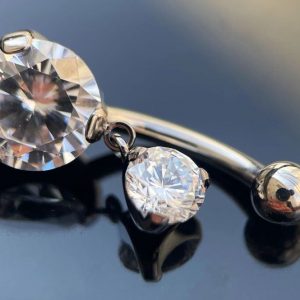 banana cristal colgante