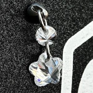 Flor cristal disco cristal