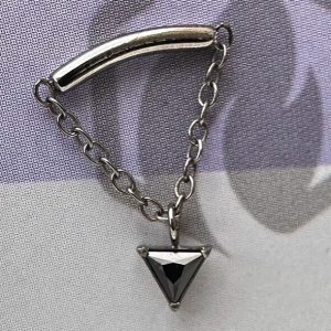 triangulo cristal colgante