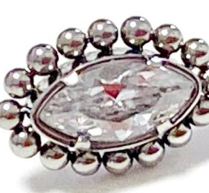 ovalo cristal  esferas Push pin 888044533166