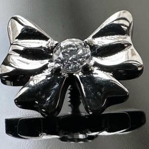 moño centro cristal