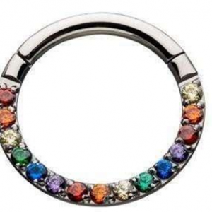 argolla cristal arcoíris