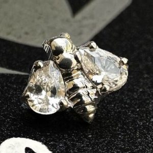 Abeja alas cristal cristal