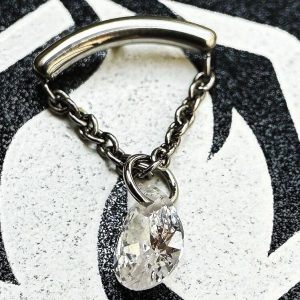 Barra gota cristal colgantes