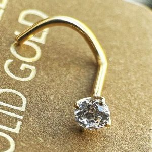 Nostril cristal engarzado