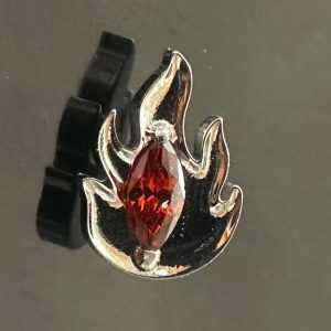 Fuego centro cristal